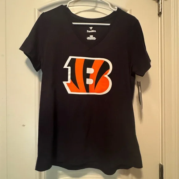 Cincinnati Bengals Ja’Marr Chase V-Neck Shirt Jersey (Shersey) from Fanatics NWT - Picture 2 of 5